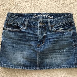 American Eagle jean mini skirt